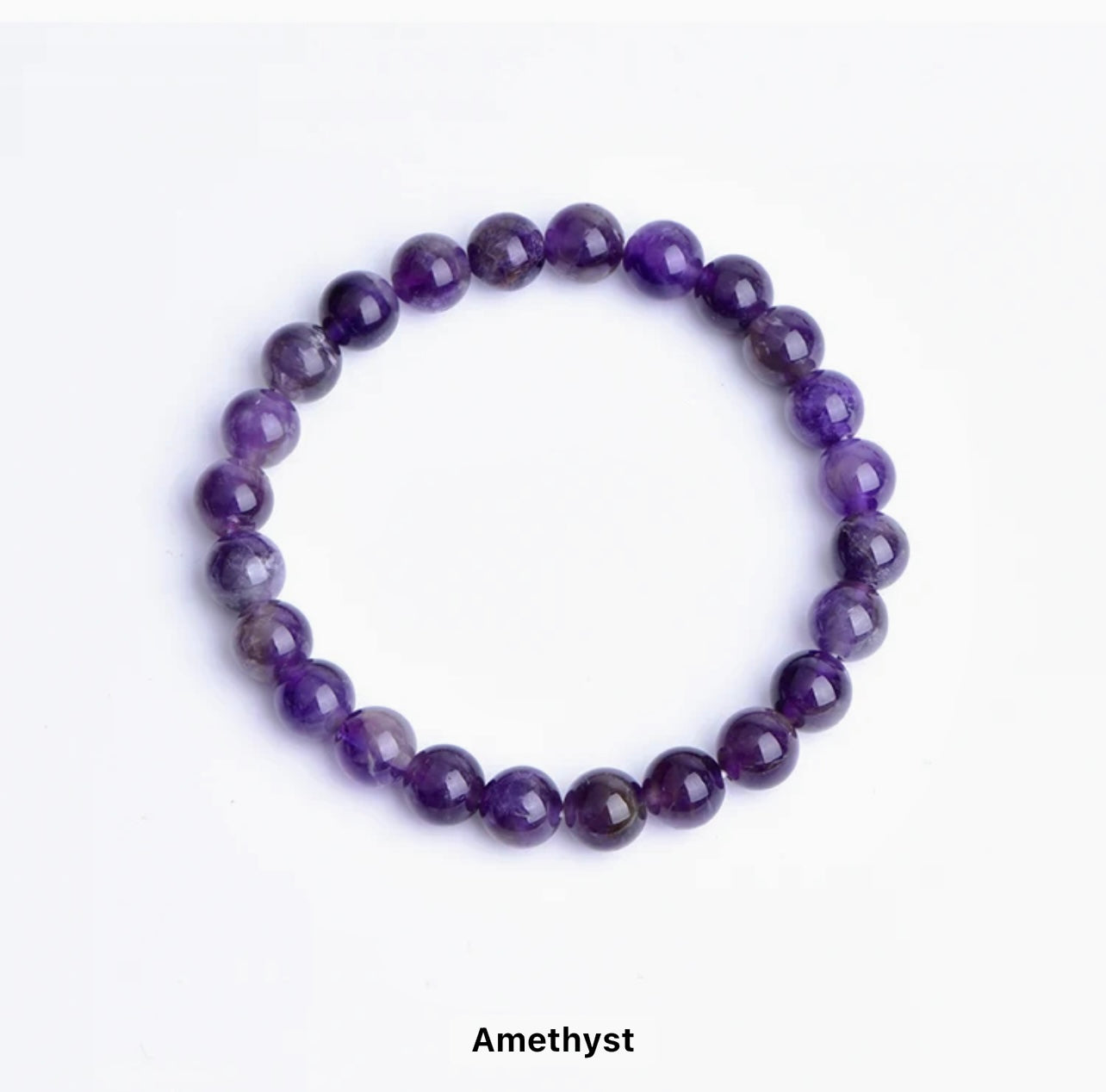 Amethyst bracelet 6MM