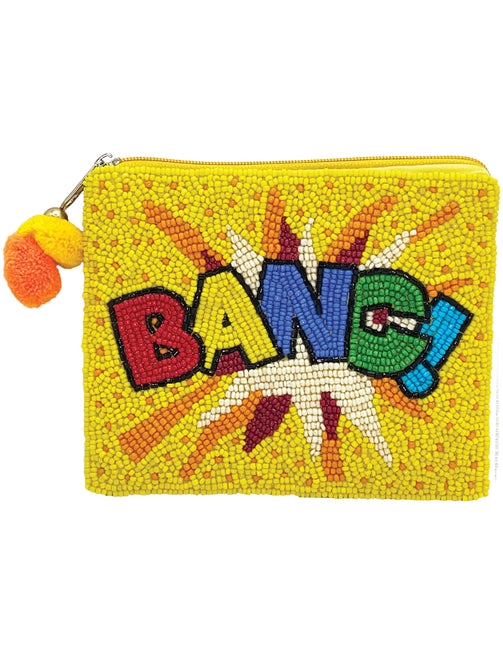 Embroidered "Bang" Coin Purse