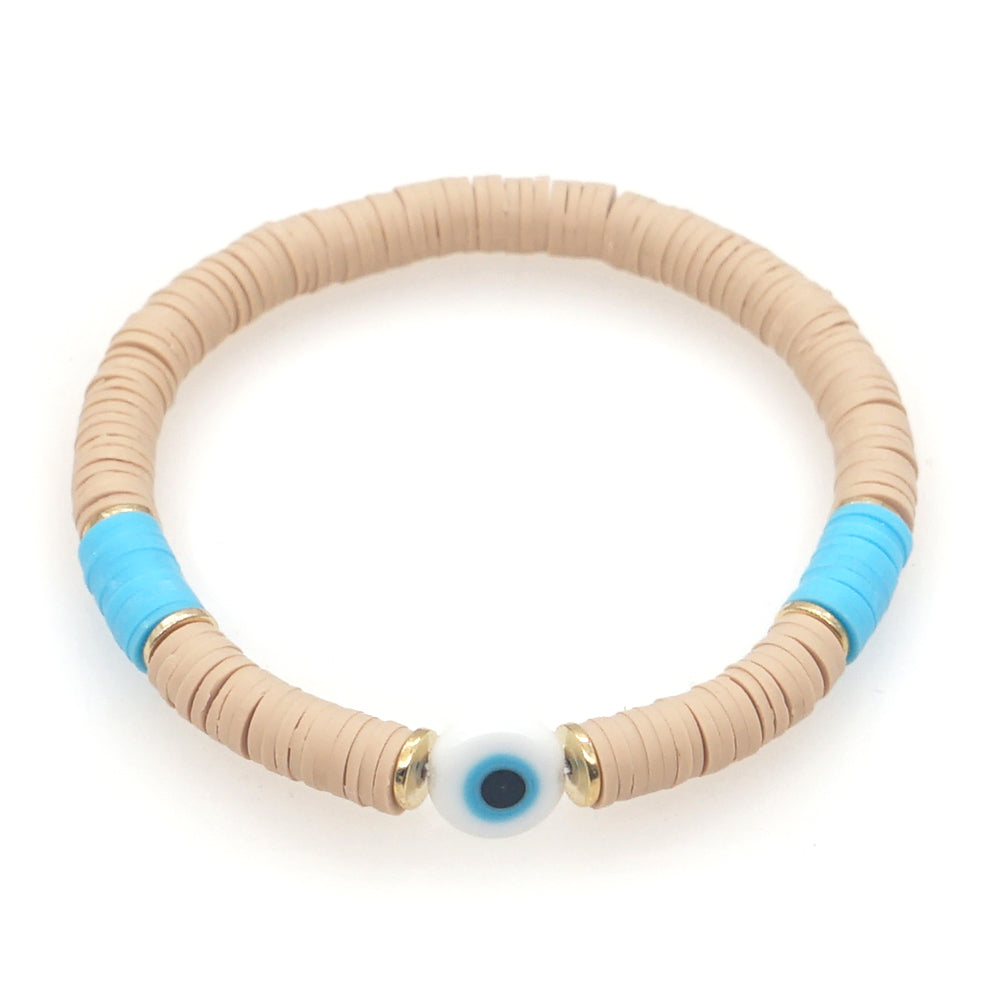 Heishi Bead Accent Bracelets