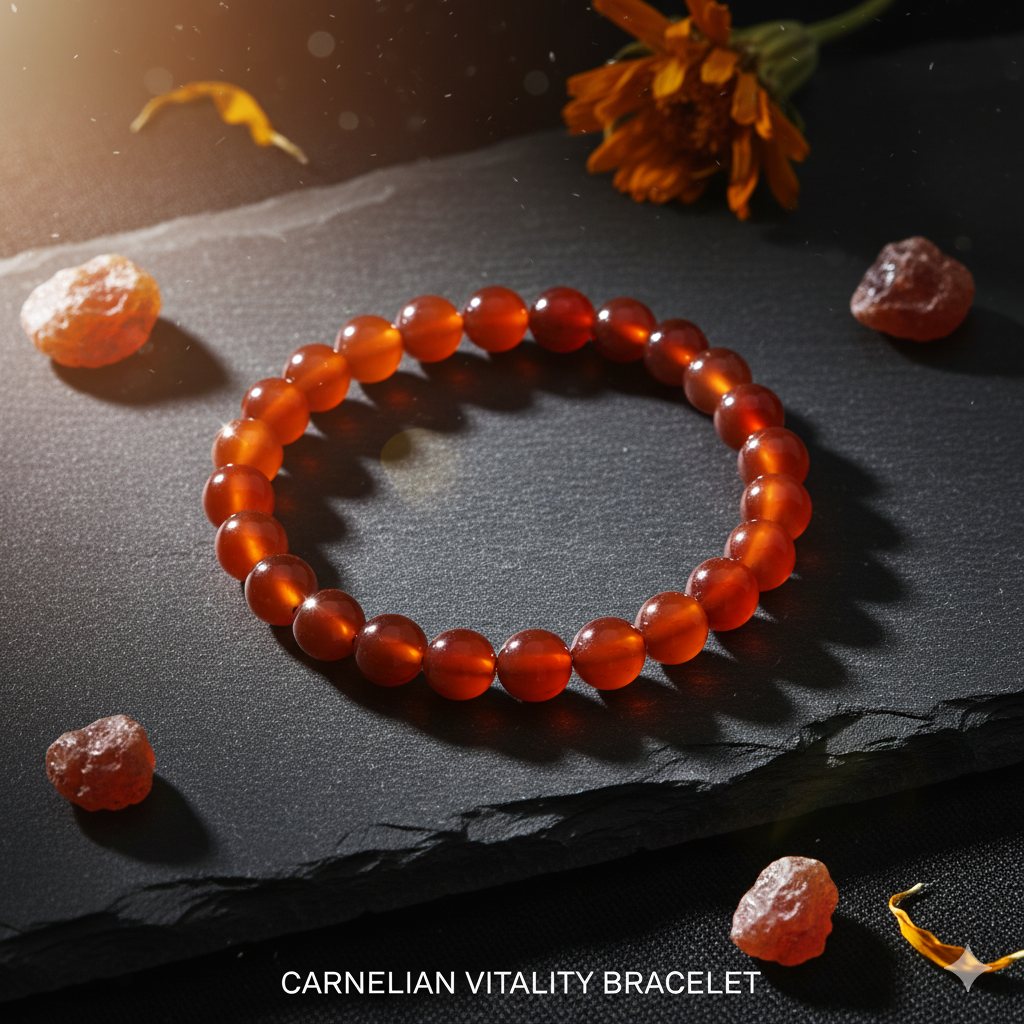 Carnelian bracelet 8 MM