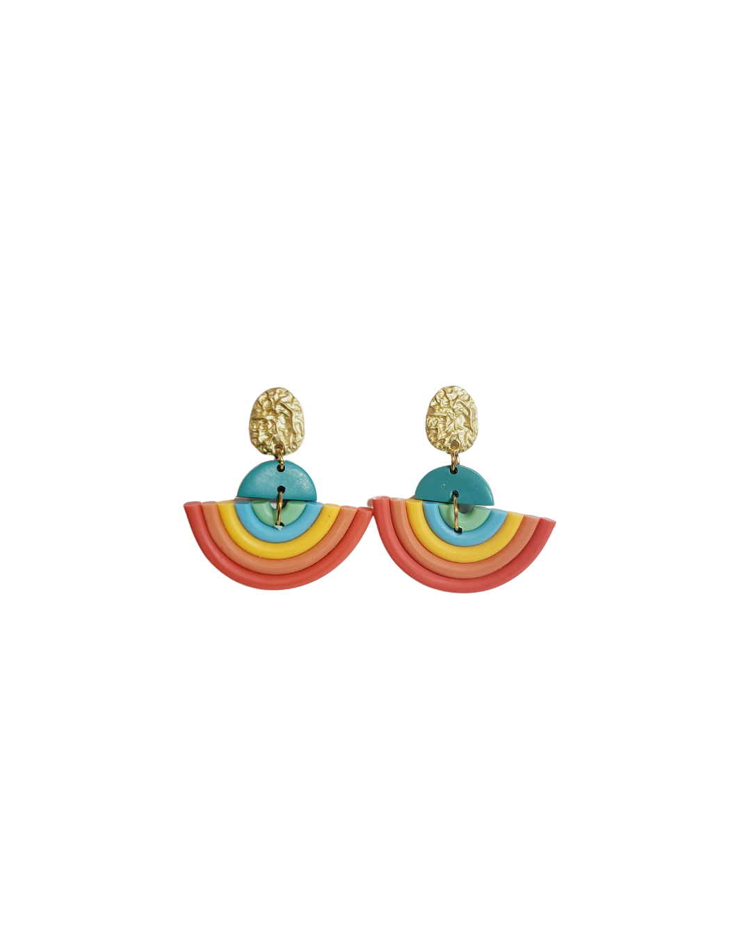 Clay Rainbow Earring