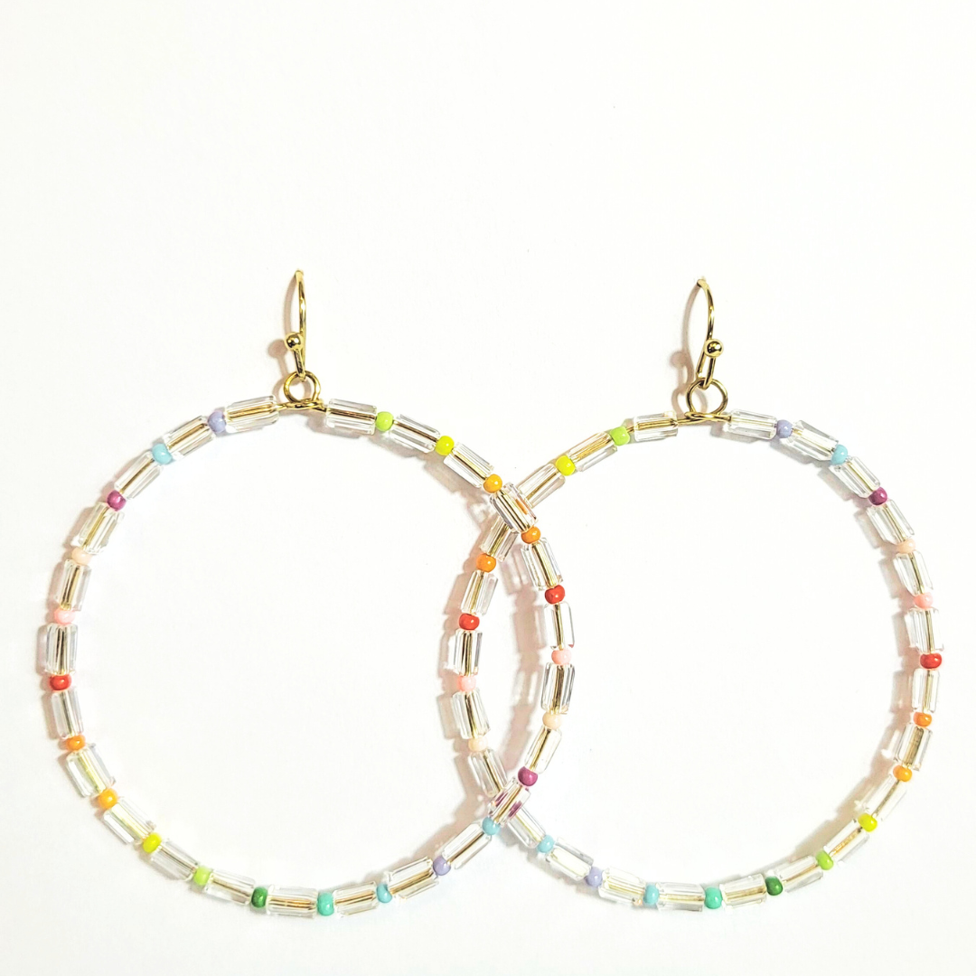 Crystal Color Earrings
