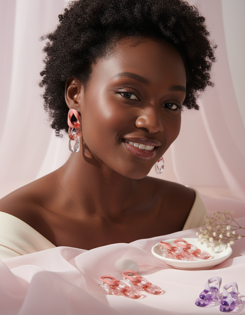 Acrylic Chain Earrings