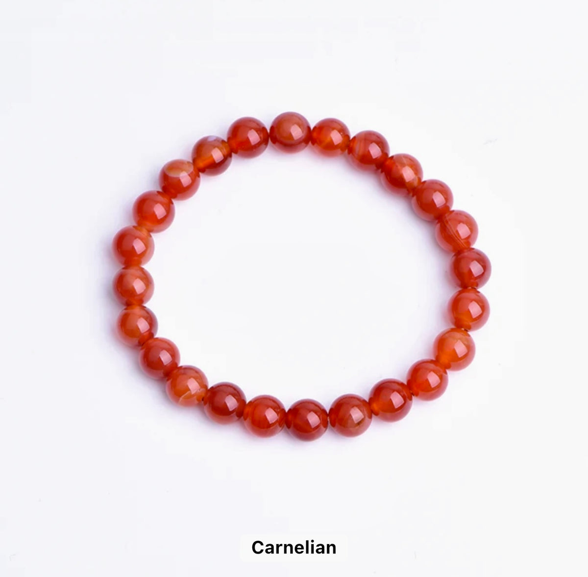 Carnelian bracelet 8 MM