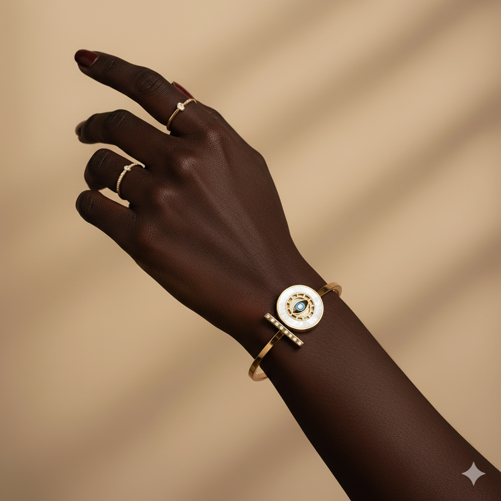 Evil Eye Gold-Plated Bracelet