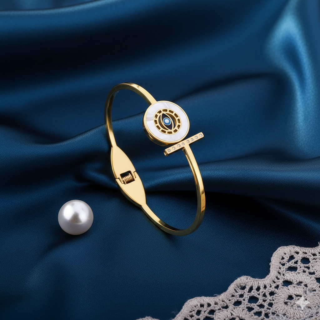 Evil Eye Gold-Plated Bracelet