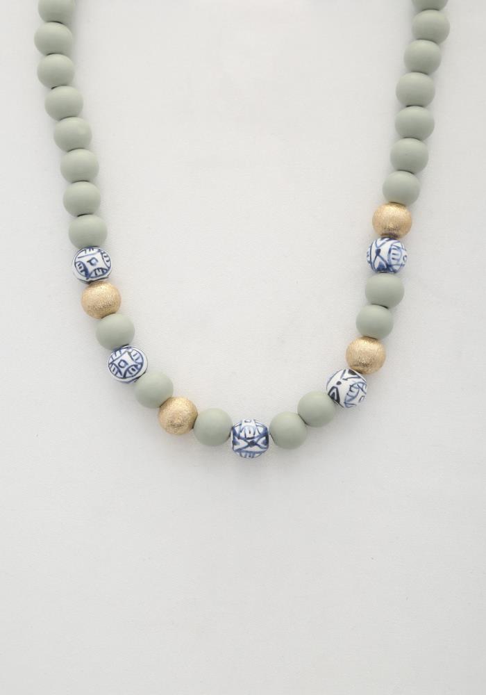 Wooden Bead Necklace