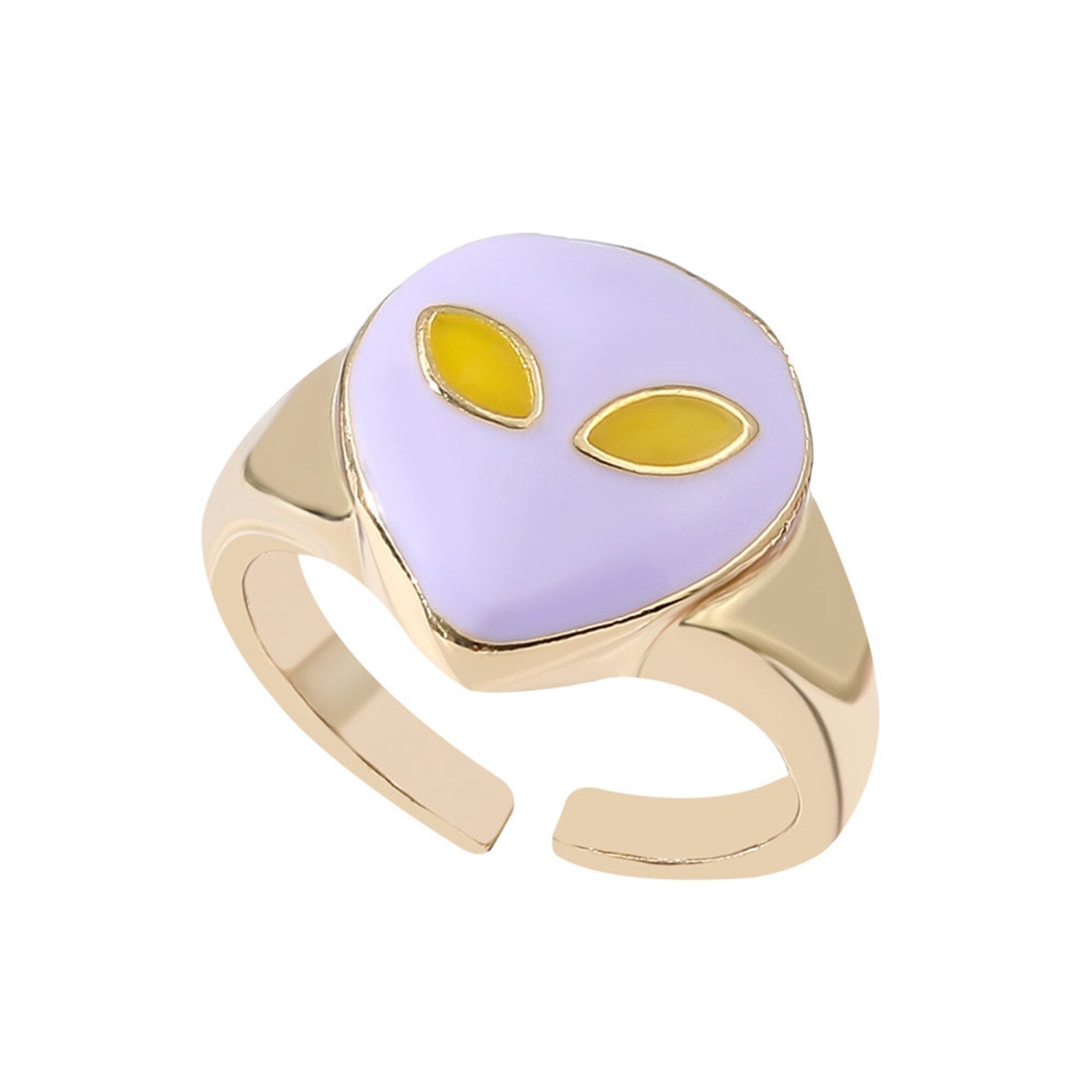 Extraterrestrial Alien Adjustable Ring
