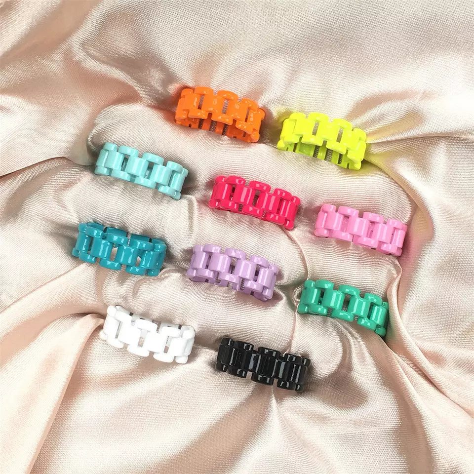 Colorful Adjustable ring