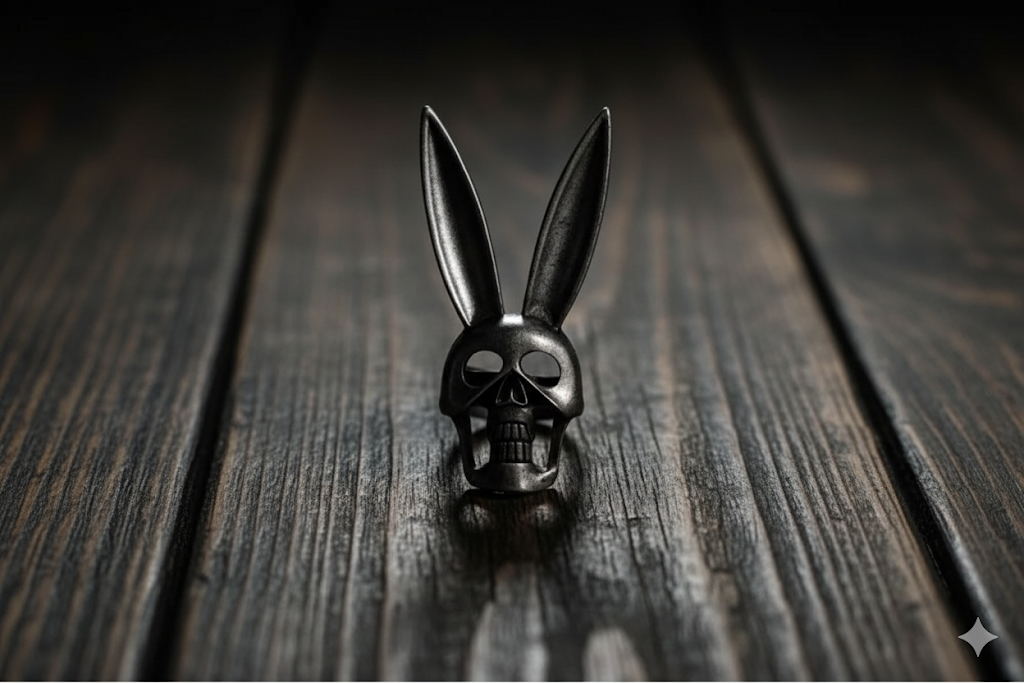 Skull Bunny Adjustable Ring