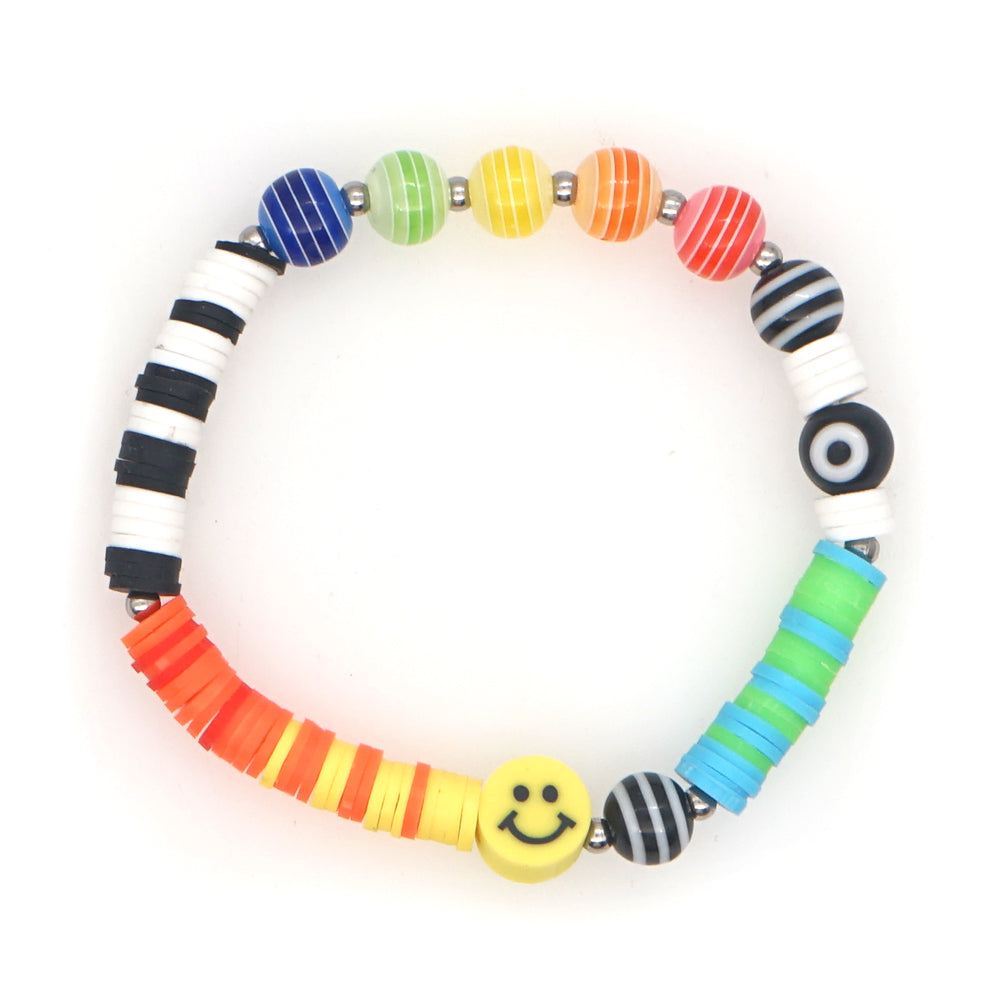 Heishi Bead Accent Bracelets