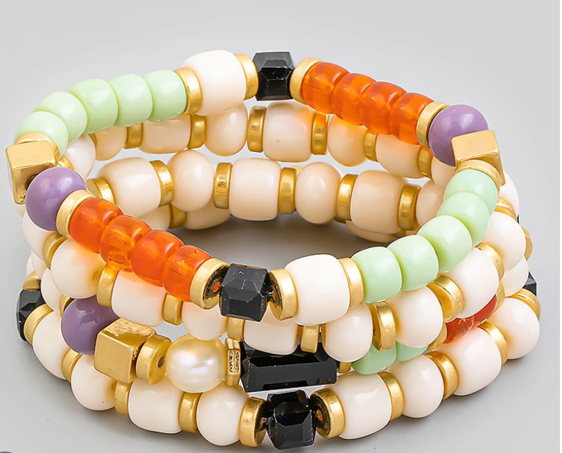 Stretch Bead Bracelet Set