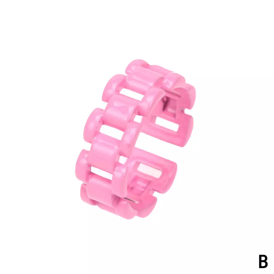 Colorful Adjustable ring