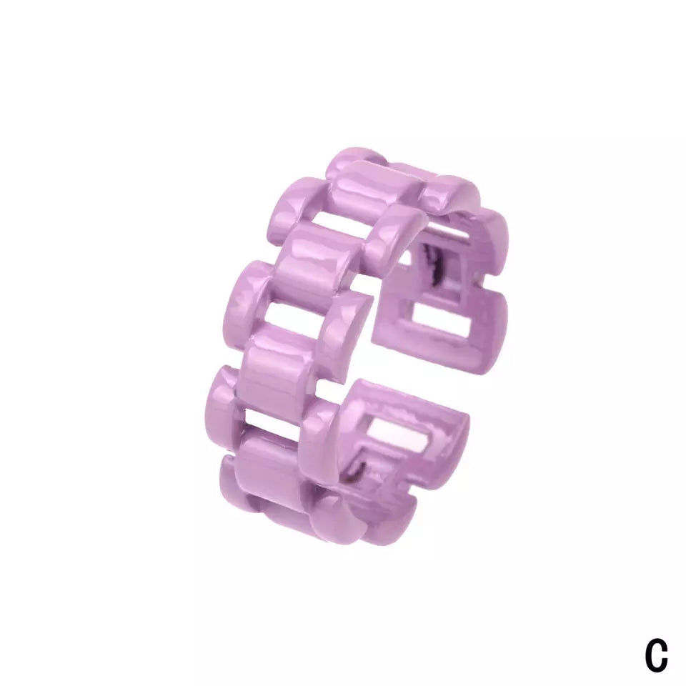 Colorful Adjustable ring