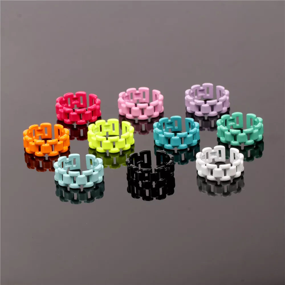 Colorful Adjustable ring