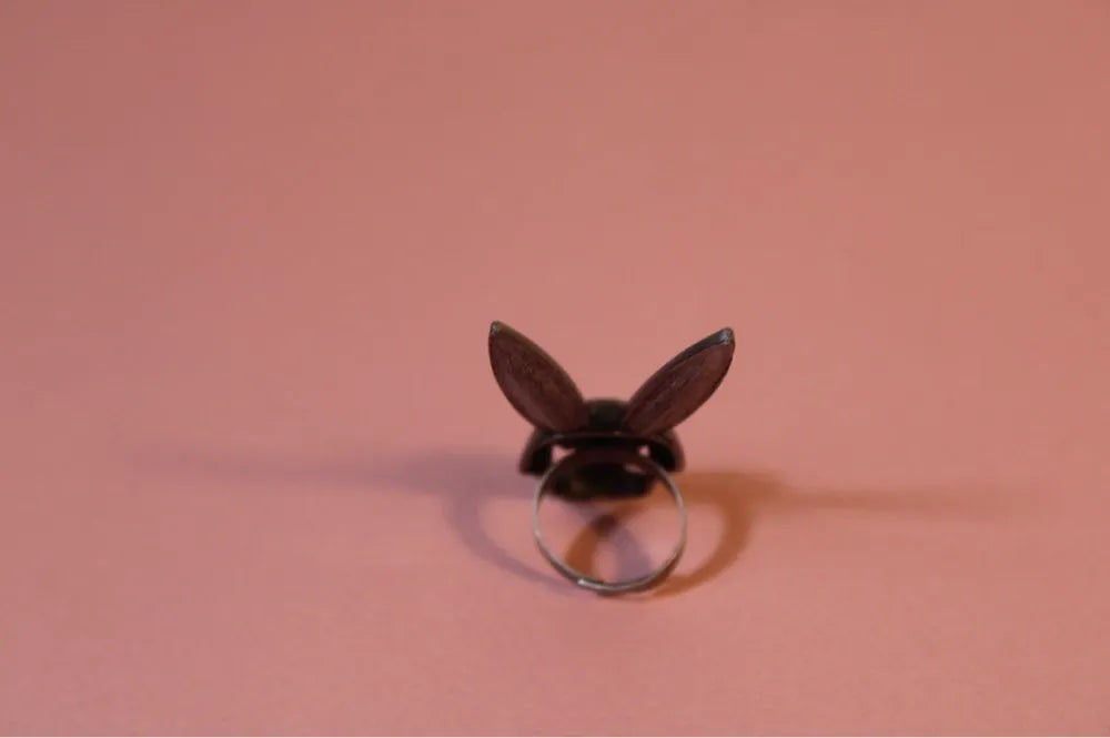 Skull Bunny Adjustable Ring