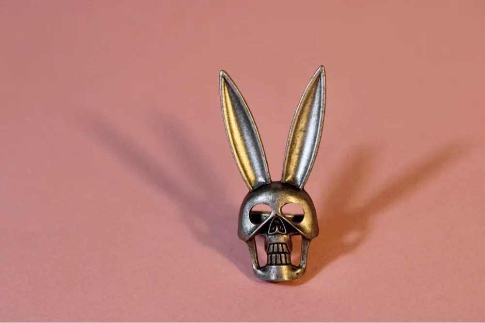 Skull Bunny Adjustable Ring