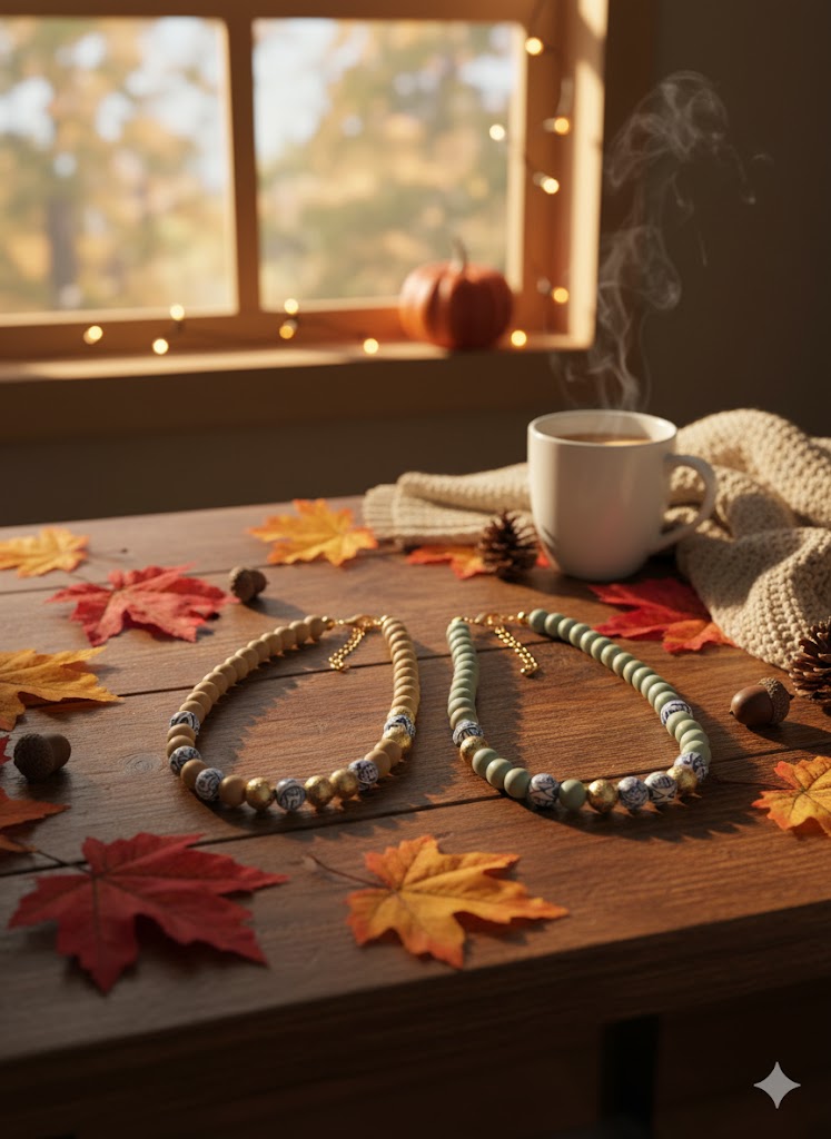 Wooden Bead Necklace