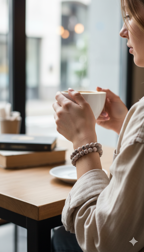 Pink Zebra Jasper Bracelet