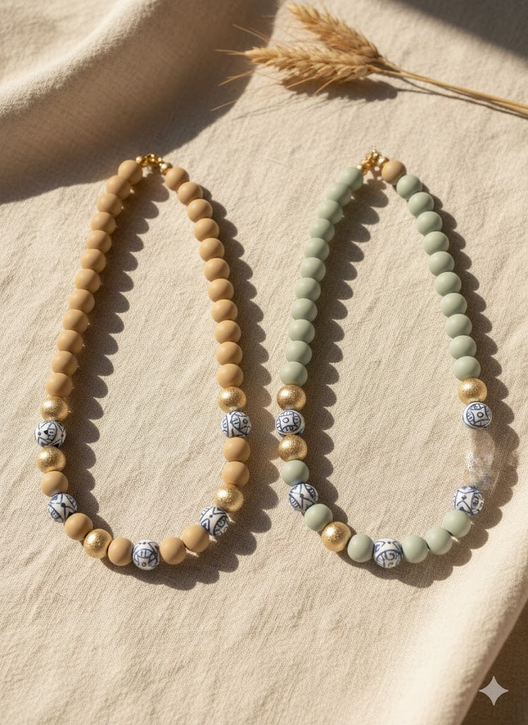 Wooden Bead Necklace