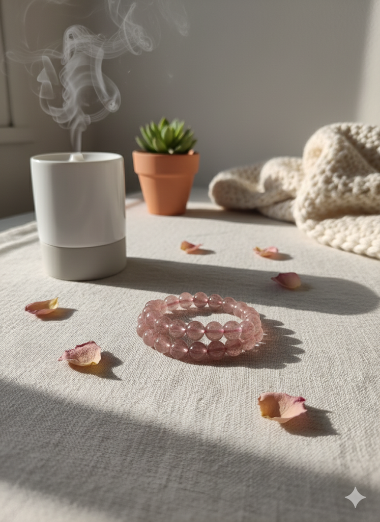 Strawberry Quartz Stone 10MM